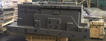 Комплект модельной оснастки для изготовления отливки станины станка КМВ-5