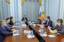 Рабочая встреча с губернатором Рязанской области